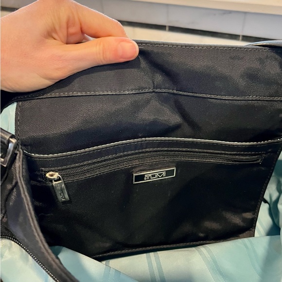 Black Tumi messenger bag - Picture 3 of 5